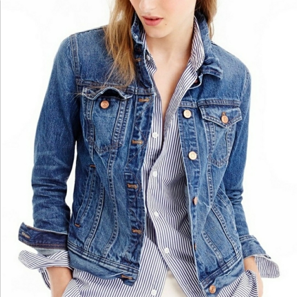J. Crew Recycled Indigo Vintage Denim jacket
